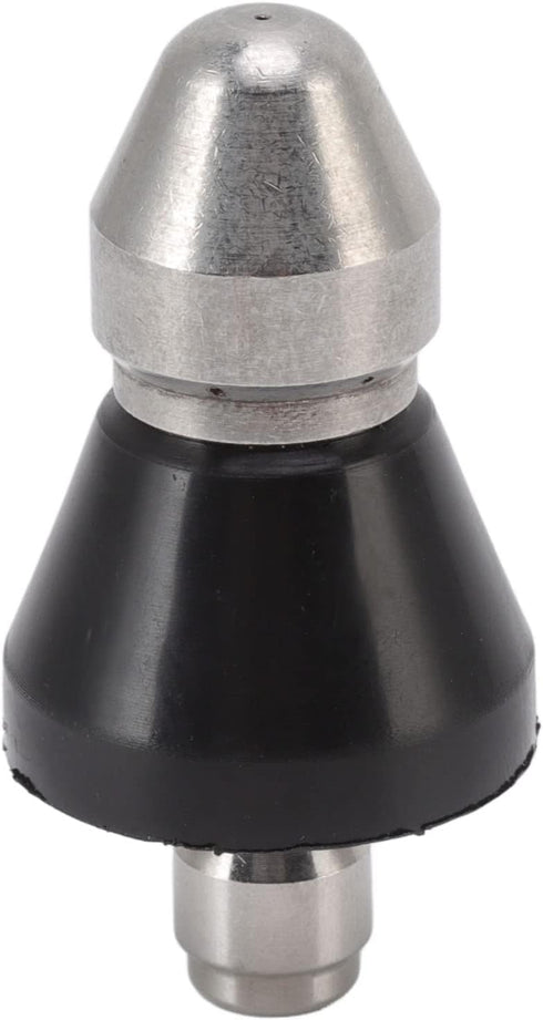 Pressure Washer Sewer Jetter Nozzle Stainless Steel Mini Compact Sewer Jet Nozzle 1/4 inch Pressure Drain Jetter Hose Nozzle Quick Connector 5000 ...