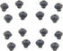WB2K101 Range Burner Grate Rubber Feet Kit (16 Pcs) Gas Range Burner Grate Feet, Rubber, Foot Compatible with GE and Kenmore Burner Grate Replace ...