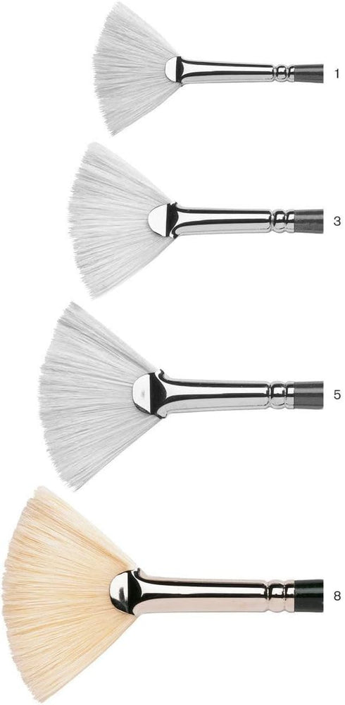 Winsor & Newton 5977708 Winton Hog Fan #8 Bristle Brush...