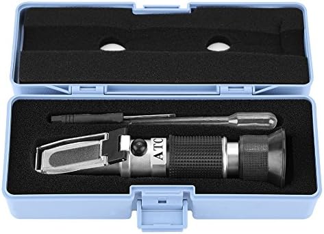 ViaGasaFamido Beekeepi Tools Honey Refractometer 58-90% (Sugar Content) Honey Concentration Meter, Ideal for Honey, Maple Syrup and Molasses, Bee ...