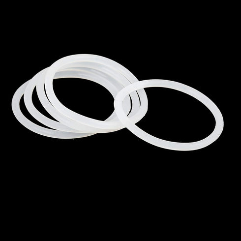 X AUTOHAUX Silicone O-Rings, 45mm OD 38.8mm ID 3.1mm Width VMQ Seal Gasket for Compressor Valves Pipe Repair, White, Pack of 20...