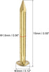 uxcell Small Tiny Hardware Brass Nails 1.5mmx15mm(DxL) for DIY Wooden Boxes Accessories 60pcs...