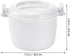 Angoily Small Microwave Rice Maker: Portable Microwave Rice Cooker Vegetable Steamer Set Microwavable Pasta Cooker, Kitchen Non- Stick Pot Bacon C...