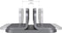 Aluminum laptop vertical stand organizer, sturdy laptop computer holder desktop stand compatible with new Retina Apple MacBook Pro/Air, Mac mini a...