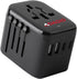 ADAGIO All in One Universal Travel Adapter, International Travel Plug Adapter with 2 USB-C Ports 2 USB-A Ports 100V-250V, 8A Fast Charging, Worldw...