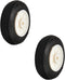 Fielect 1 inch RC Model Airplane Super Light Sponge Tire Tail Wheel Tire and Wheel Sets for RC Car Airplane PU Sponge Tire with Plastic Hub 2 Pcs...