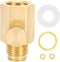 Brass Soda Cylinder Adapter Valve Female Thread TR21-4 to Male Thread G1/2 Conversion Kit for Homebrewing...