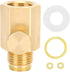 Brass Soda Cylinder Adapter Valve Female Thread TR21-4 to Male Thread G1/2 Conversion Kit for Homebrewing...