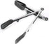 Kitchen Tongs 9 inches and 12 inches Fish Spatula Stainless Steel Locking with Silicone Tips Cooking Salad Buffet BBQ Serving Tongs Heat Resistant...