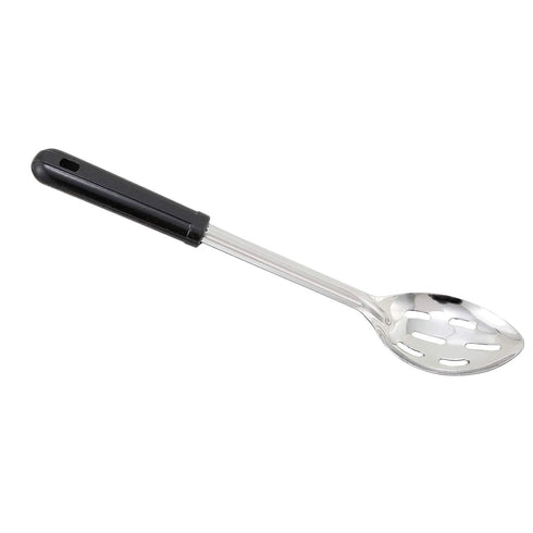 Winco Stainless Steel Basting Spoon with Plastic Handle, Slotted, 11"...