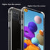 Case for Samsung Galaxy A21S TPU Four Corners Protective Cover Transparent Soft...