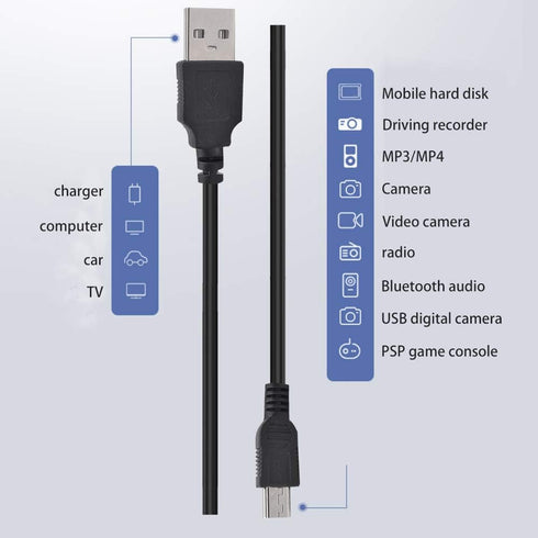 Replacement IFC-400PCU Camera USB Cable Compatible with Canon Rebel/PowerShot/EOS/DSLR/ELPH Digital Camera...