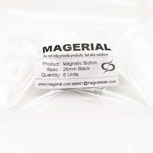 41L Magnetic Coat Buttons 26mm/1” Invisible Hidden Sewing Button Snaps for Curtain Washable Nylon with Magnets Inside for Coat Jacket Suitcase Bag...