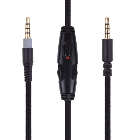 Replacement Cable Compatible with Kingston Hyperx Cloud Mix Alpha Gaming Headset, Volume Control Inline Mute, Detachable/Removable 3.5mm Audio Aux...