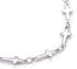 304 Stainless Steel Cross Link Anklet Lobster Flat Cross Silver Color 8.8" A48...