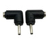 DC Barrel Power Jack Charging Cable Connector, 90 Degree Angle DC5.5 x 2.1 Female to 3.0 x 1.1 Male Adapter, Used for Notebook Computers, Tablet C...