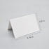 AZAZA 50 Pcs White Blank Place Cards - Textured Table Tent Cards Seating Place Cards for Weddings Banquets Dinner Parties 2.5" x 3.75"...