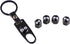 4Pcs Leakproof Tire Valve Stem Air Caps Covers Zinc Alloy and 1Pcs Wrench Keychain Combo Set for Chevy Silver Camaro SS Logo Decoration Accessorie...
