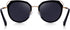 Polarized Sunglasses for Women - Cat Eye Metal Frame Sunglasses UV400...
