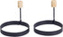 HIC Kitchen Non-Stick Fried and Poached Egg and Pancake Cooking Rings, Round Shaped, PFOA and BPA Free, Set of 2...