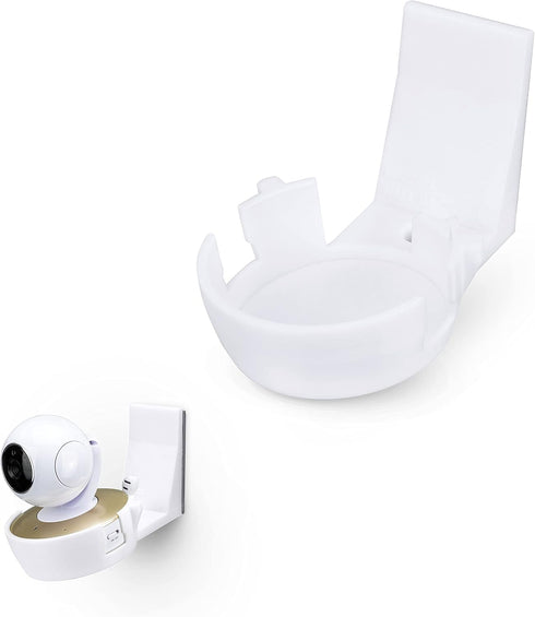 BRAINWAVZ Screwless Tilted Wall Mount for Motorola MBP50-G Baby Monitor Cameras Holder, VHB Stick On - Easy to Install Shelf, No Tools Needed, No ...