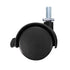 8 Pack Plastic Castor Replacement Wheel for Furniture, 1.5 Inch Diameter Black Small Threaded Caster Cabinet Wheel Office Furniture Desk Floor Swi...