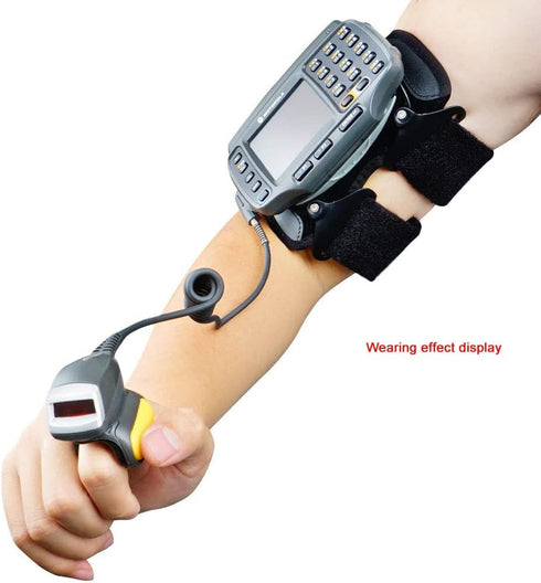 Wearable Arm Wrist Mount for Symbol WT4070 WT4090 WT41N0 Reg Straps SG-WT402320-06R Left&Right Hand Wearable with Self-Adhesive Cable Ties...