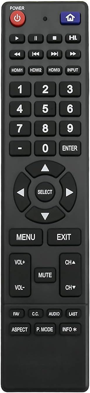 New 850125633 Replaced Remote fit for HITACHI LED LCD TV LE32A509 LE32E6R9 Le39a309 LE43A509 LE43A509A LE43A6R9 LE49A509 LE49A6R9 LE50A3 LE50A6R9 ...