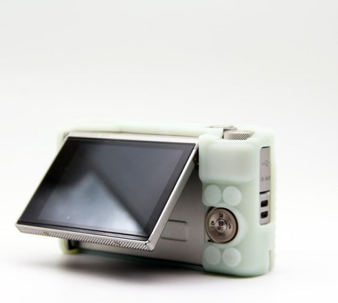 SX740 Camera Case, BMAOLLONGB Fullbody Thin Lightweight Silicone Camera Skin Body Rubber Cover Case for Canon PowerShot SX740 SX730 (Green)...