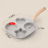 4 Cups Egg Pans?Omelette Pan?Egg Pans Nonstick Easy Clean,Crepe Pan Egg Mold for Breakfast Sandwiches Compatible with Gas Stove and Induction Cook...