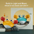 XINBAOHONG Crawling Crab Baby Toy Infant Sensory Tummy Time Toys with Music and Lights Interactive Musical Toy with Automatically Avoid Obstacles ...