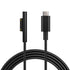Surface Connect to USB-C Charging Cable (Black 6ft), Compatible for Microsoft Surface Pro 10/7/6/5/4/3 Go3/2/1 Laptop4/3/2/1, Must Works with 45W ...