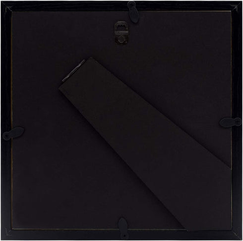 Golden State Art 8x8 Picture Frame - Wall Display or Tabletop Display Pictures - Real Glass, Displaying Family Photos, Landscape Photos, Artwork -...