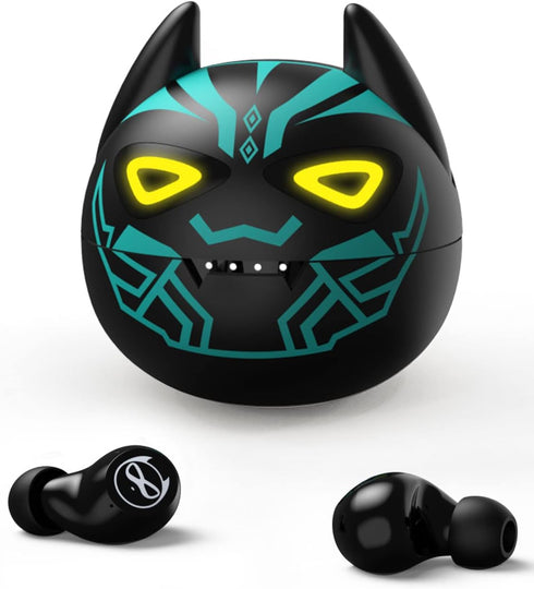 Boys Girls Bluetooth Earbuds Wireless Kids Cartoon Headphones Stereo 35 Hours Playtime IPX5 Waterproof Learning Sports Fitness Travel Waterproof E...