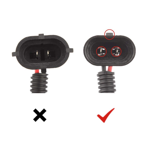 TOMALL 9005 9006 to H7 Light Retrofit Wiring Harness Connector Socket Adapter 12cm(5inch)...