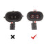 TOMALL 9005 9006 to H7 Light Retrofit Wiring Harness Connector Socket Adapter 12cm(5inch)...