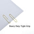 HAHIYO Paper Clips Large Sturdy 2 inches Length 70 Pack Paperclips Heavy Duty Tight Grip Rust Proof Reusable Metal Bright Gold for Home Office Sch...