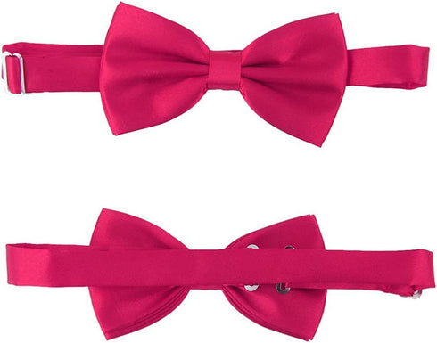 Kisangel Mens Belts Red Bow Tie Mens Red Tie 3pcs Cummerbund and Bow Tie Set Bow Tie Hanky Set Cummerbund, Bow Tie, Handkerchief for Party Wedding...