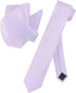 Vesuvio Napoli Lavender Purple Skinny 2.5" NeckTie Handkerchief Neck Tie Set...