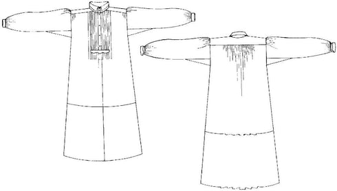 Folkwear 117 Croatian Shirt Blouse Dress Farmer Peasant Shepherd Traditional Old Yugoslavia Sewing Pattern (Pattern Only) folkwear117...