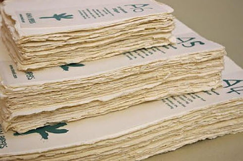 Khadi Paper from India- 4x6 Inch 140lb. (320gsm) Pack of 20 Sheets...