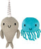 MerryMakers Narhwal and Jelly Plush Set, 14-Inch and 7-inch, based on The bestselling graphic novel series by Ben Clanton...