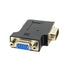 chenyang Vertical Flat Left Angled 90 Degree VGA SVGA Male to Female Extension Adapter Black...