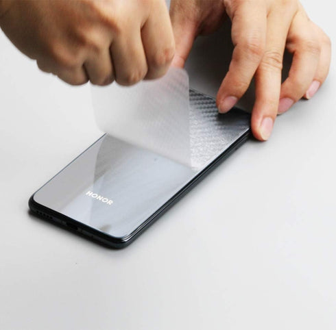 Ibywind Screen Protector For Honor 20/Nova 5T,with 2Pcs Tempered Glass,1Pc Camera Lens Protector,1Pc Backing Carbon Fiber Film [Fingerprint Reader...