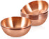 8 Pack 3.5inch Stainless Steel Sauce Dishes Mini Individual Saucers Bowl Round Seasoning Dishes Sushi Dipping Bowl Appetizer Plates, Rose Gold...