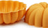 Silicone Bundt Cake Pan - 2 Pack 9 Inch Yellow Large Pumpkin Shaped Silicone Mold, Non-stick Food Grade Easy To Release Cake Mold For Bundt Cake, ...
