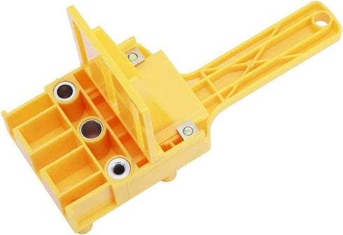 Woodworking Dowel Jig, Drill Bits Guide Saw Tools, Self-Centering Handheld Dowel Jig fits 6/8/10mm Drill Guide Metal Sleeve Wood Drilling Doweling...