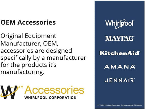 Whirlpool W10505928RP Genuine OEM Water Line Installation Kit For Refrigerators – Replaces 4392041, 61004565, 61004566, 4392041R, 8171580, 4392041RA, 8212490RC, 8212490RP, 14211338, W10829961