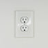 Questech Decor Single Duplex Electrical Outlet Cover Wall Plate, 1-Gang Single Switch Plate Standard Size Receptacle Cover, Decorative Rope Edge, ...