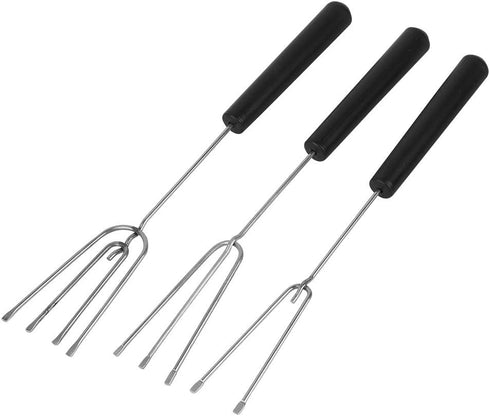 Set of 10 Stainless Steel Split Chocolate Forks Hot Pot DIY Decorative Tools Pralines and Trueffel...